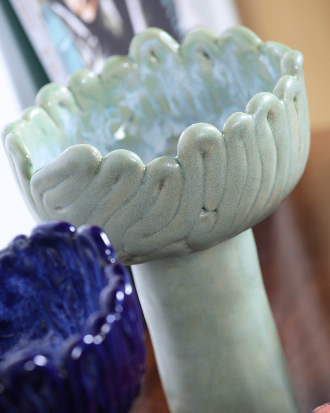 Handmade Decorative Ceramic Bowl – Sculptural Art for Modern Interiors